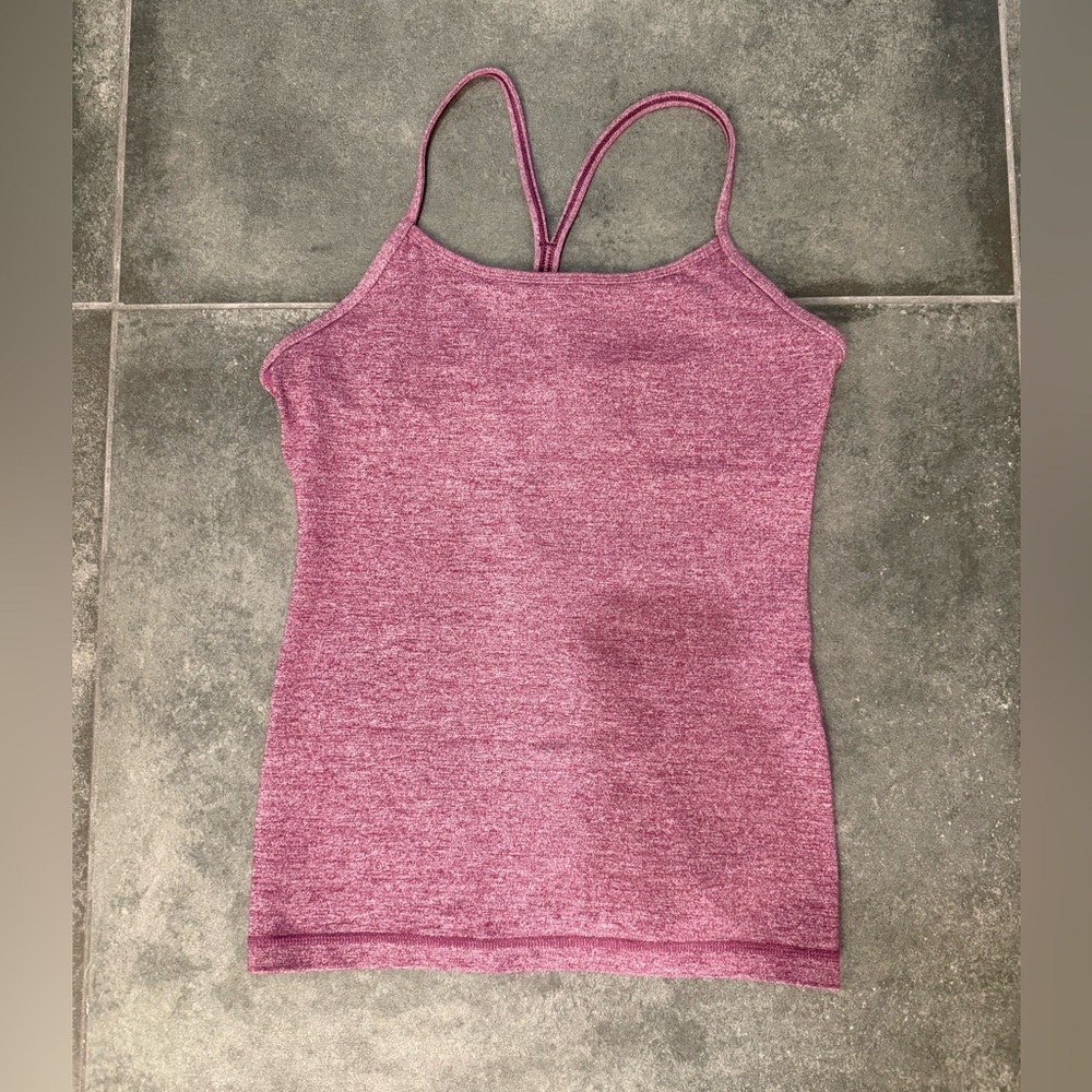 Lululemon Heather-Purple Workout Tank Top